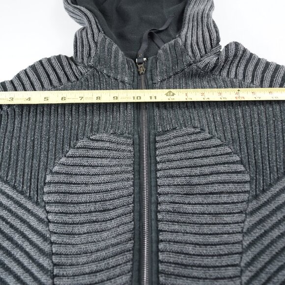 LULULEMON ATHLETICA WOMAN'S SWEATER HOODIE, FULL ZIPER COTTON SIZE 8 - Picture 8 of 13